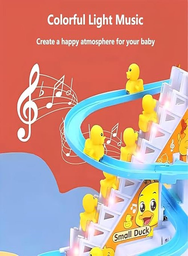 HDA GROUP Little Lovely Duck Slide Toy Escalator Toy with Lights and Music (Multicolor) - Image 5